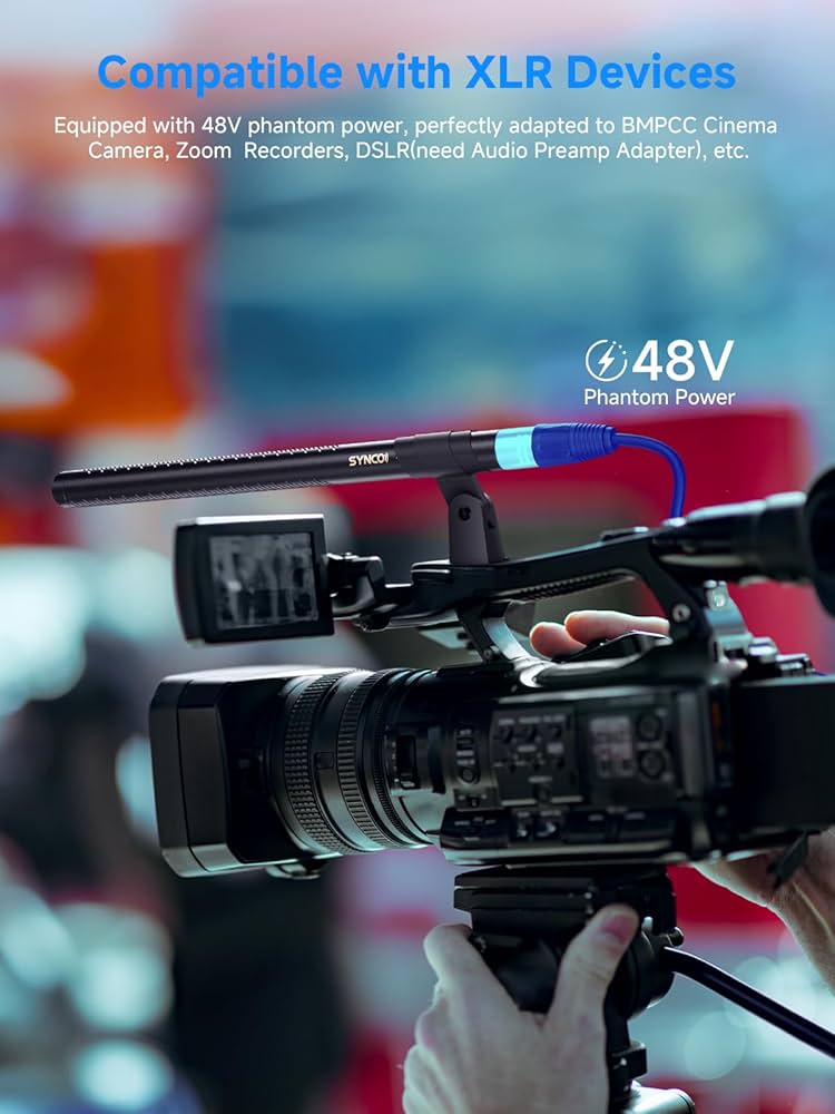 SYNCO D2 ショットガンマイク SYNCO | Hypercardioid XLR Shotgun Mic SYNCO D2